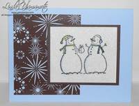 Wrappingpapersnowmencard