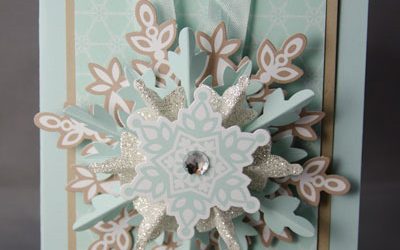 Festive Flurry Ornament Card