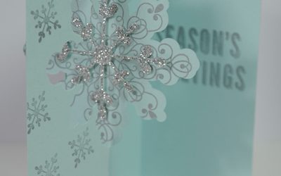 How to Make a Longer Snowflake Card