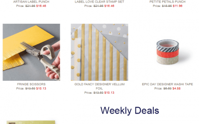 Stampin’ Up! Canada Weekly Deals – 24 March 2015 edition