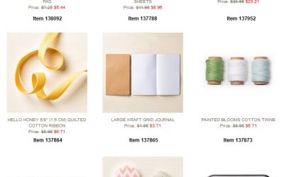 Chalk Up Some Stampin’ Up! Canada Deals!