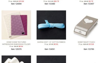 Stampin’ Up! Canada Weekly Deals 16 June 2015
