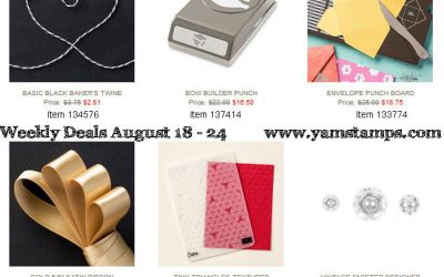 Latest Deals from Stampin’ Up! Canada