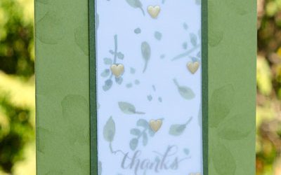 Vellum Overlay Card