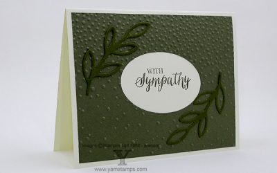 Monochromatic Sympathy Card
