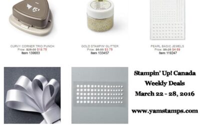 Embellish Your Projects with Stampin’ Up! Canada’s Weekly Deals!