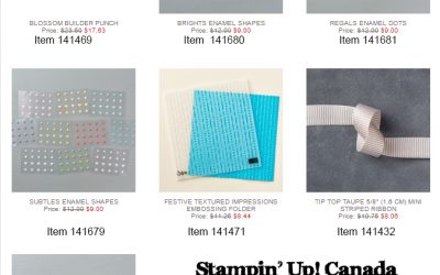 Stampin’ Up! Special Offers September 1-7