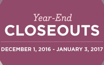 Year End Closeouts!
