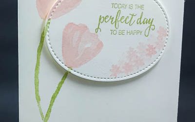 Clean and Simple Floral Card