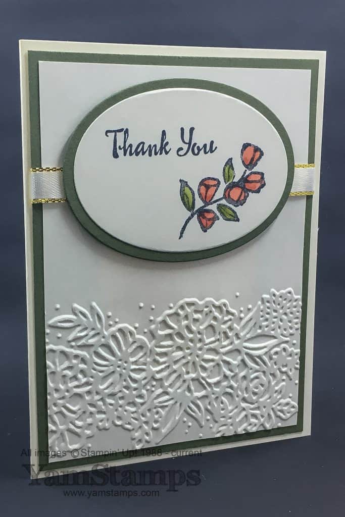 Petal Passion thank you card