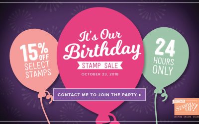 FLASH SALE! Happy Birthday Stampin’ Up!
