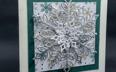 Die Cut Snowflake Card