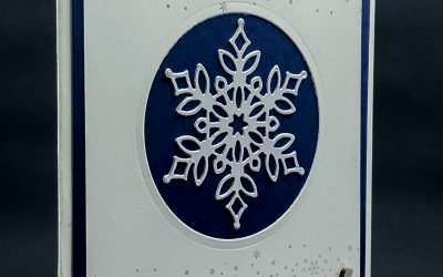 Silver Snowflake Card