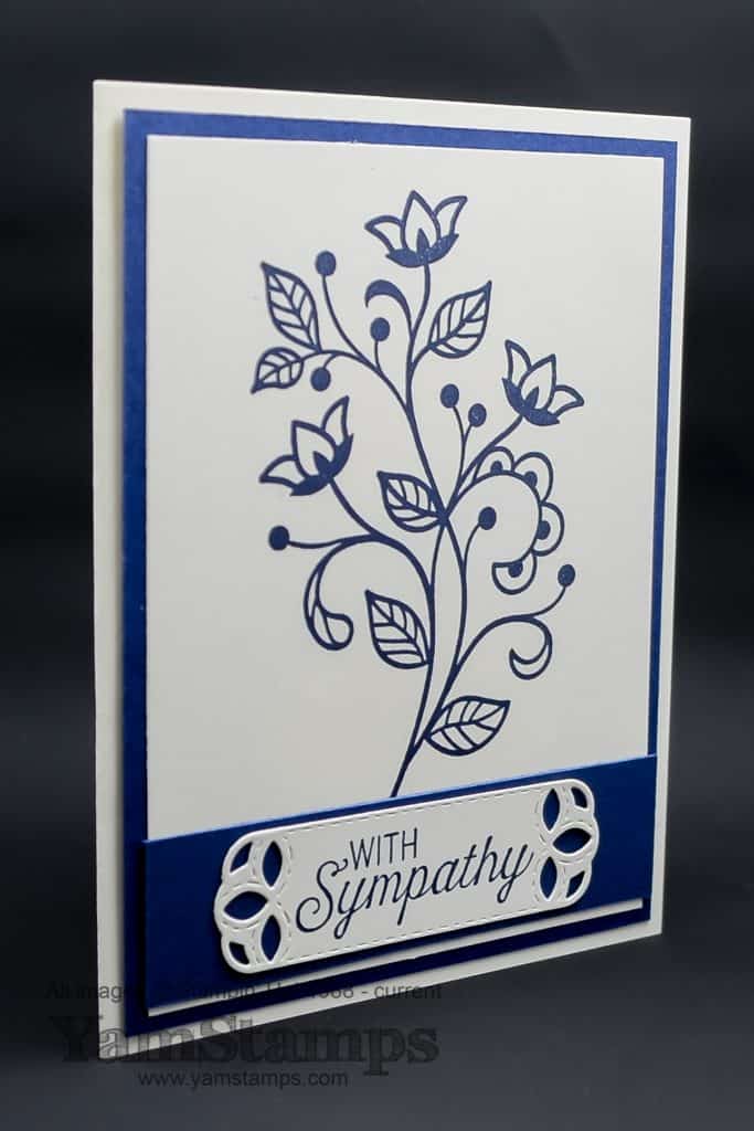 simple handmade sympathy card