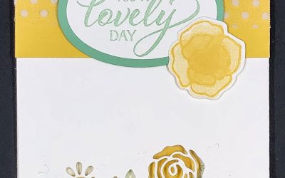 Die Cut Edge Card
