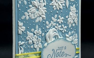 Inked Embossing Folder Technique
