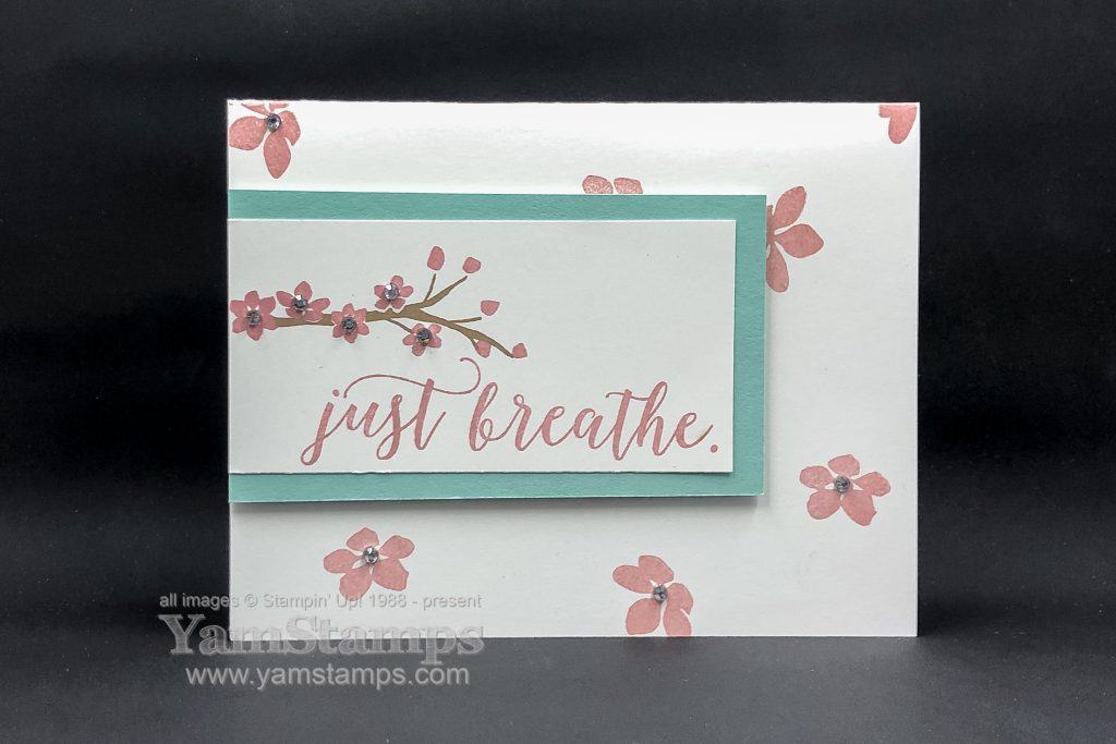 YamStamps Cherry Blossom Card