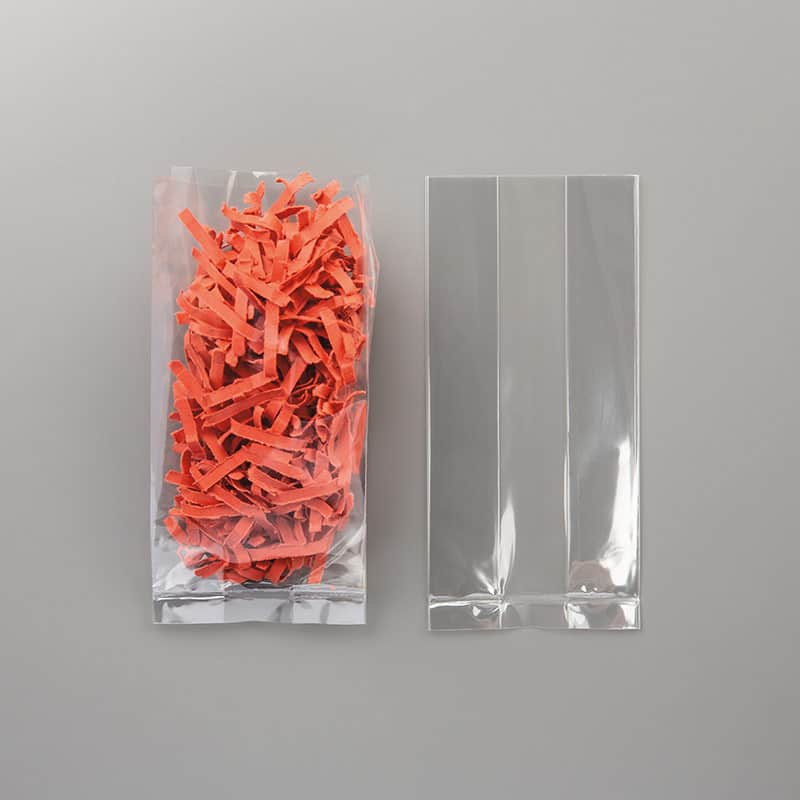 gusseted cellophane bags - food safe