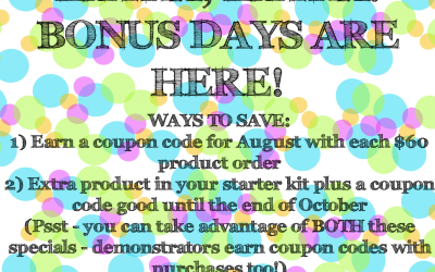 Extra Extra – Bonus Days!
