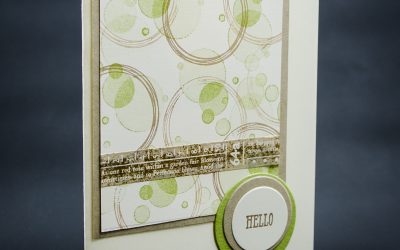 Card Tutorial Tuesday – Circles Card