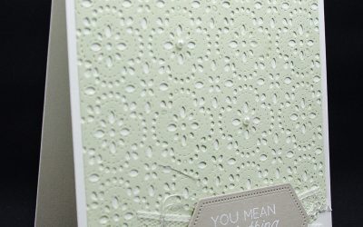 Lacy Die Cut Card