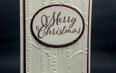 Shimmery Icicles Card
