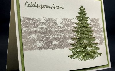 Winter Evergreen Card