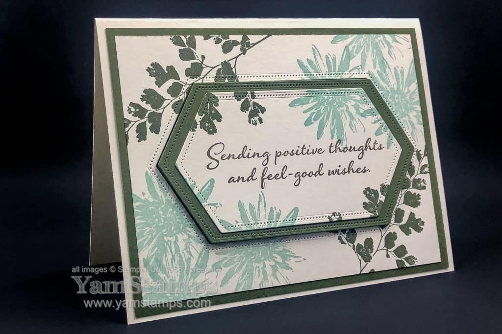 die cut double time stamping card