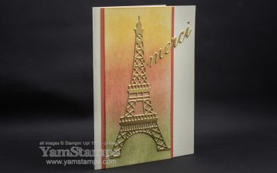 Eiffel Tower Thank You Card