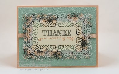Ornate Garden Thank You Card