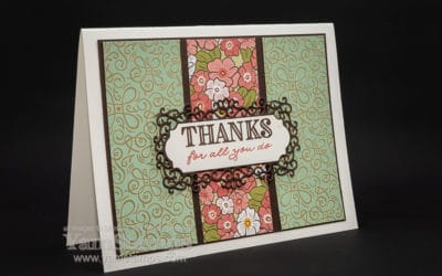 Ornate Thanks Card