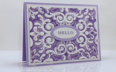 Inked Embossing Folder Technique