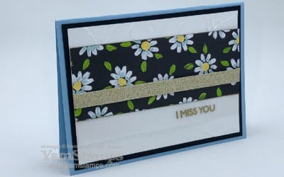I Miss You Card