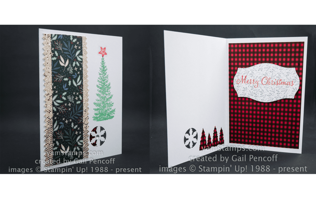holiday cards evergreen elegance