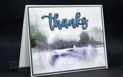Simple Scenic Thank You Card