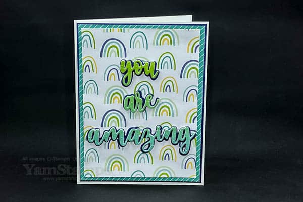 you are amazing card