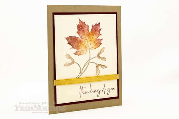 Autumn Leaf Card