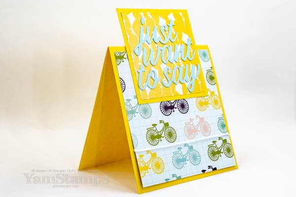 playful tent card