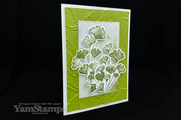 gingko leaves card