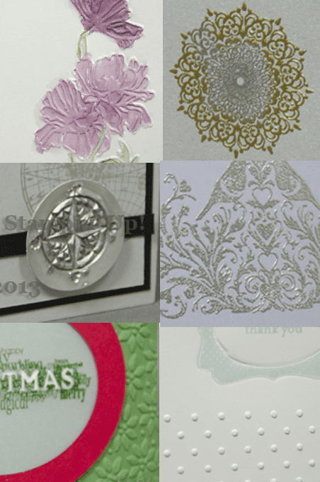 embossing 101 online class projects
