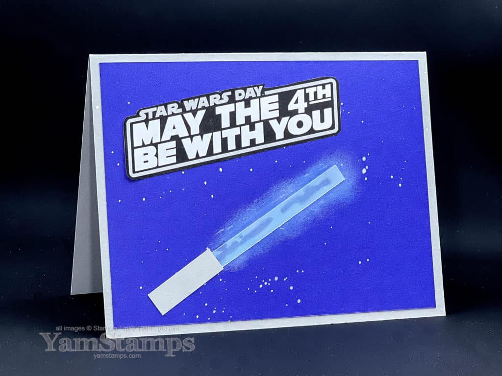 star wars day light saber card