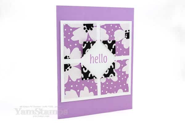 show off your papers with this card pattern