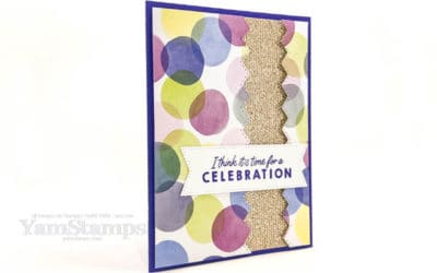 Fun Die Cut Card to Celebrate