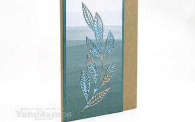 Leafy Die Cut Card
