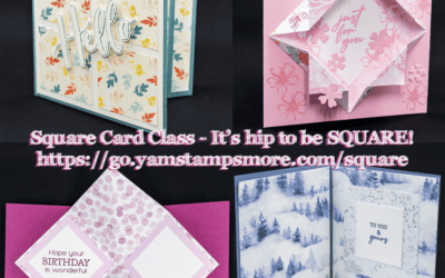 New Online Class – Square Cards!