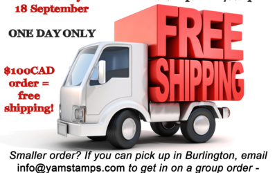 FREE SHIPPING September 18th!