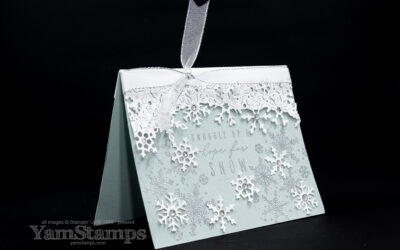 Frozen Edges Snowflake Card