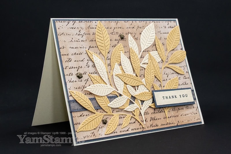 nature-inspired handmade card