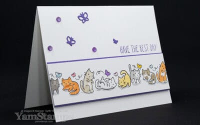Fun Cat Card Tutorial with the Cutest Crew Stamp Set