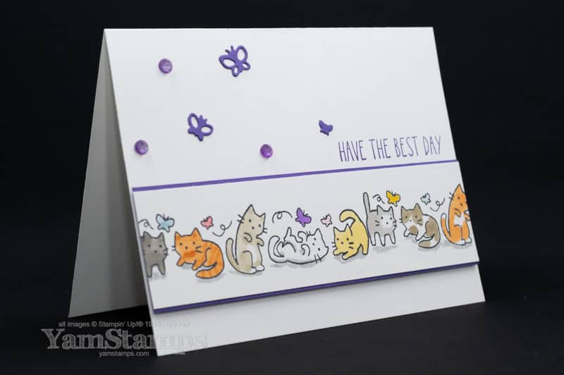 Fun Cat Card with the Cutest Crew Stamp Set